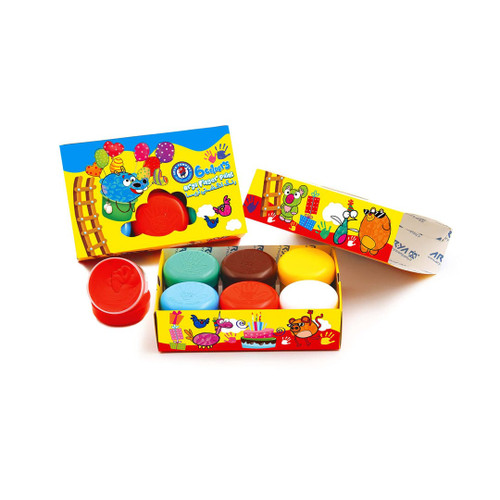 رنگ انگشتی 6 رنگ کاسه ای