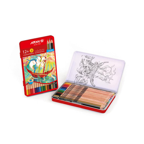 مداد رنگی فلزی 12 رنگ