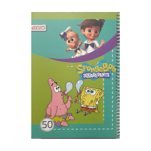 دفتر حاشیه دار باب اسفنجی