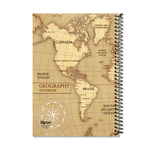 دفتر 100 برگ طرح نقشه جهان